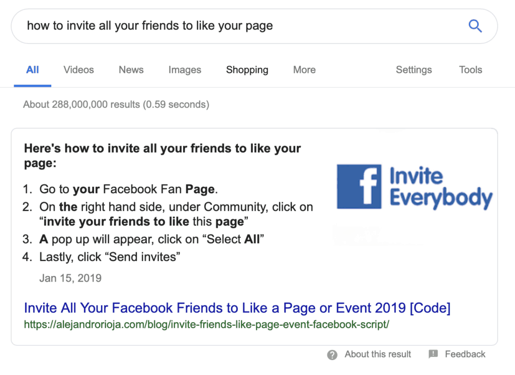 win the featured snippet on Google